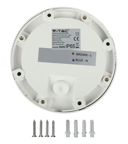 trapverlichting led 15 cm polycarbonaat 2W 6400K wit