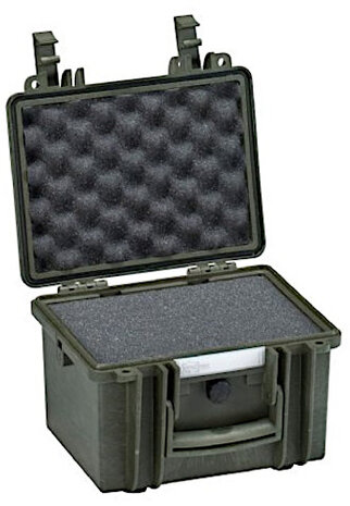 transportkofer 2214 24,6 x 21,5 cm groen