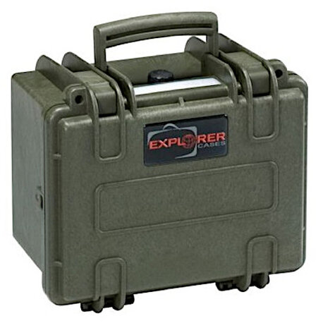 transportkofer 2214 24,6 x 21,5 cm groen