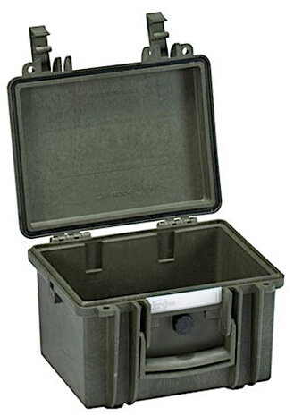 transportkofer 2214 24,6 x 21,5 cm groen