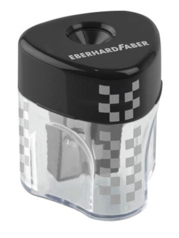 puntenslijper Mini Winner antraciet/transparant