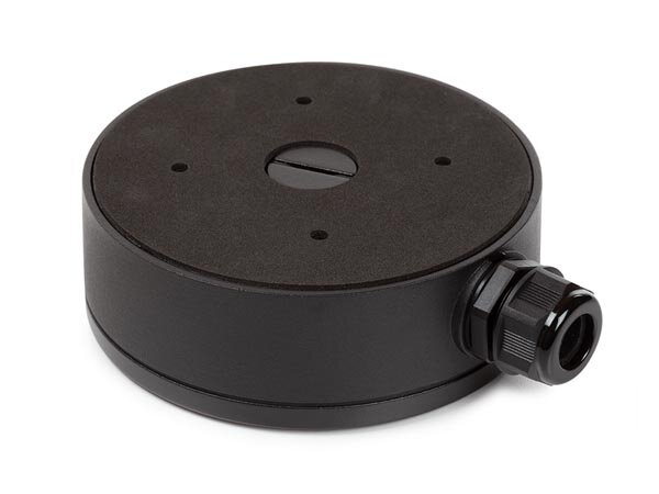 aansluitdoos Ecamtvi501b 157 mm aluminium zwart