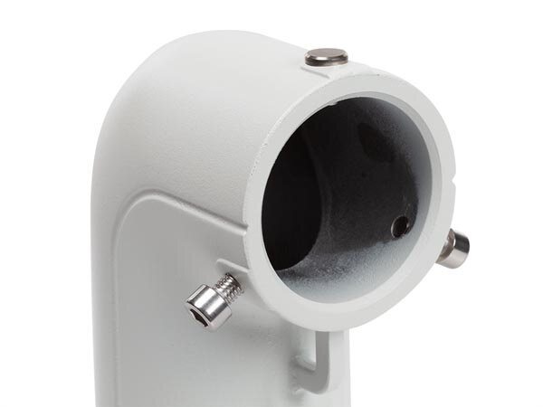 muurbeugel Ecamip701 aluminium wit