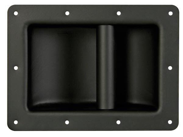 handgreep heavy-duty 22 x 16 cm staal zwart