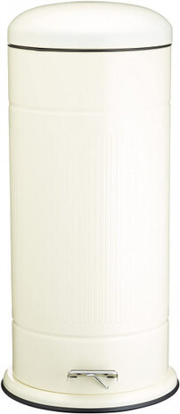 pedaalemmer Living Nostalgia 30 liter staal cr&egrave;me