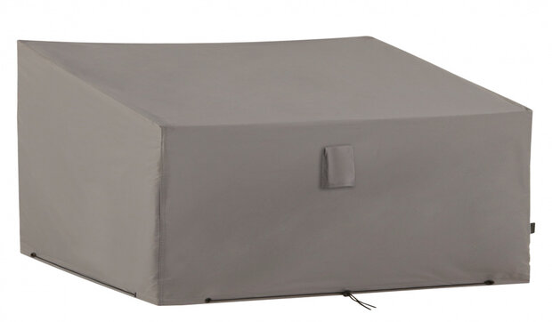 tuinbankhoes 130 x 75 x 85 cm polyester grijs