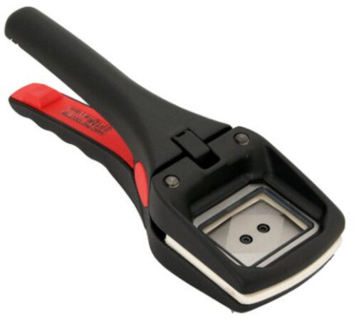 pasfototang SP-12 45 x 35 mm staal zwart/rood