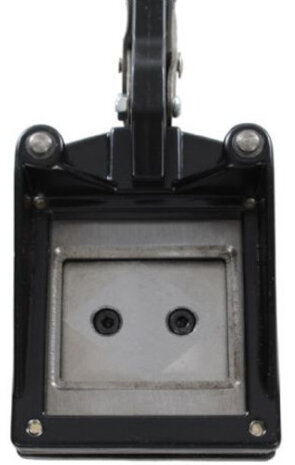 pasfototang 51 x 51 mm staal zwart/blauw