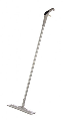 vloermop spraykop 40 x 128 cm aluminium grijs