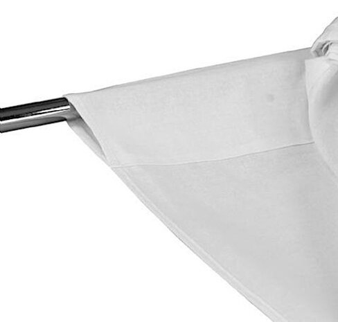 achtergronddoek BCP-01 6 x 6 meter katoen wit