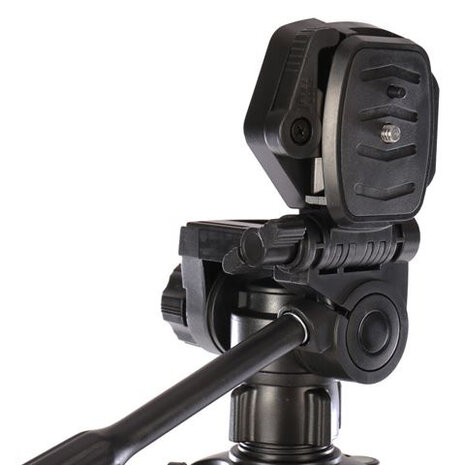 camerastatief met kop WT-3540 aluminium 157 cm zilver
