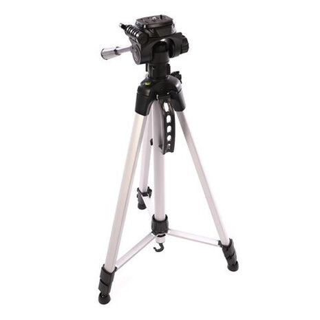 camerastatief met kop WT-3540 aluminium 157 cm zilver