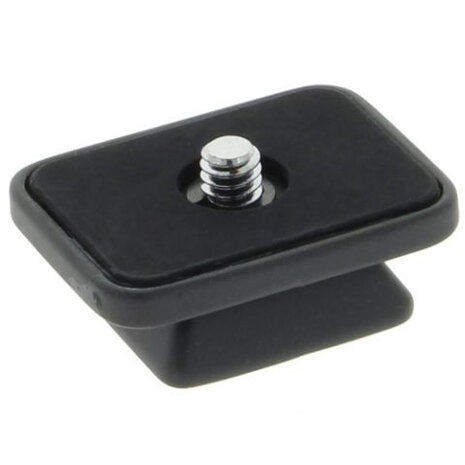 wisselplaat voor NT-324H 4 x 3 cm aluminium zwart