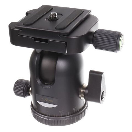 balhoofd NT-636H 8,5 cm 15 kg aluminium zwart
