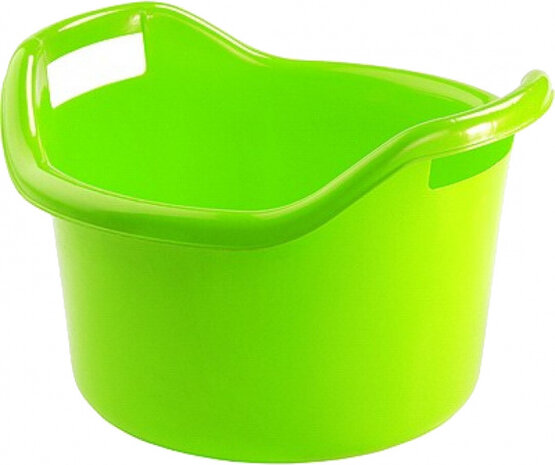 ronde teil Barre&ntilde;o 14 liter 41 x 24 cm handvatten groen