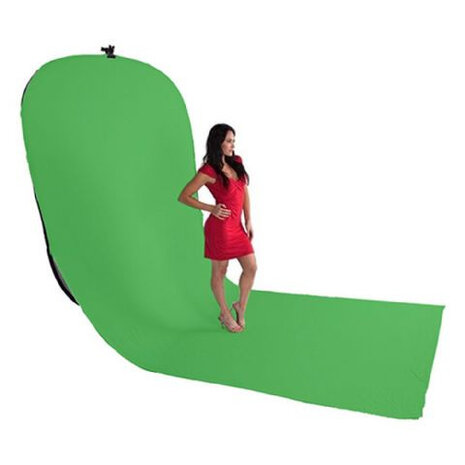 achtergrondbord BBT-03-10 400 cm polyester grijs/groen