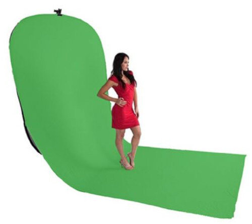 achtergrondbord BBT-10-07 400 cm polyester groen/blauw