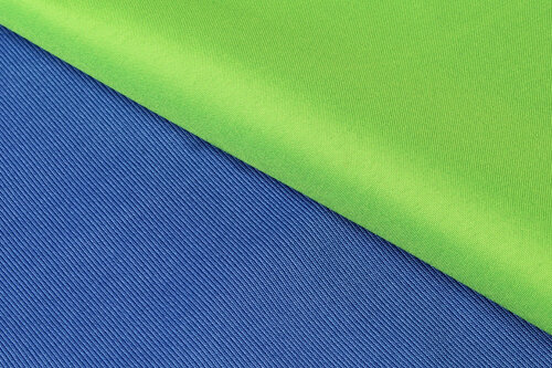 achtergronddoek 2,7 x 5 meter textiel blauw/groen