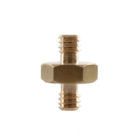 verloopnippel MC-1060B 1/4&quot; Male 1/4&quot; Male goud