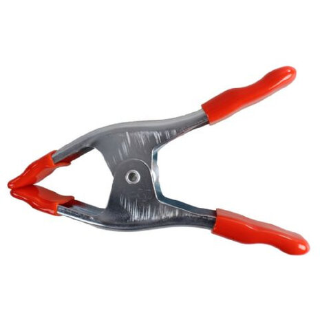 veerklem MC-1085A 16 cm staal rood/zilver