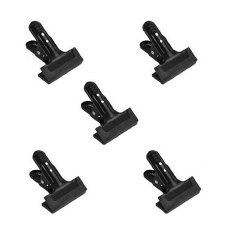 veerklemmen MC-1032-K2 11 cm staal zwart 5 stuks