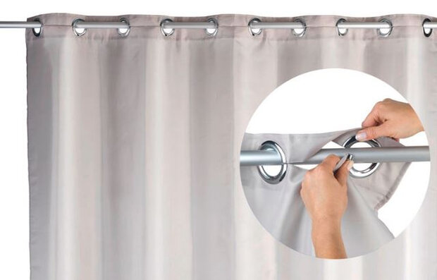 douchegrodijn Comfort 180 x 200 cm taupe polyester
