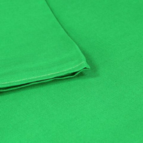 achtergronddoek 2,7 x 7 meter katoen groen