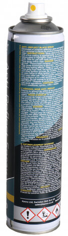 anti-reflectiespray&nbsp;mat 400 ml zwart/transparant
