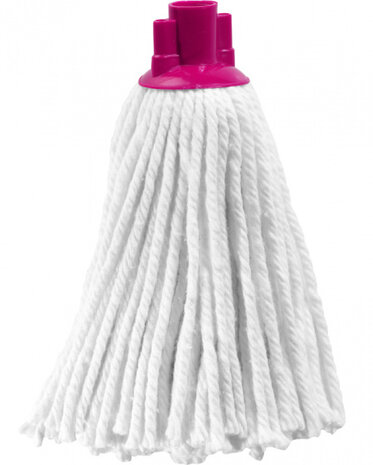 dweilmop Arlanza 33,5 x 39 cm roze/wit
