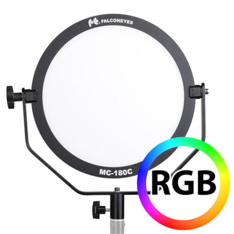 studiolamp MC-180C RGB led 18W 1300 lux zwart