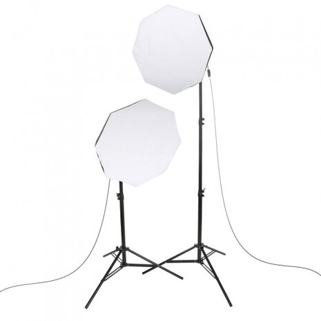 daglichtset PK-SB608K 65 cm 170 Watt staal 9-delig