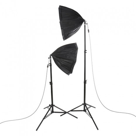 daglichtset PK-SB608K 65 cm 170 Watt staal 9-delig