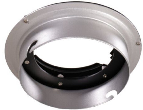 adapterring Dbecbw Bowens/Elinchrom zwart/zilver