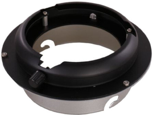 adapterring Dbecbw Bowens/Elinchrom zwart/zilver