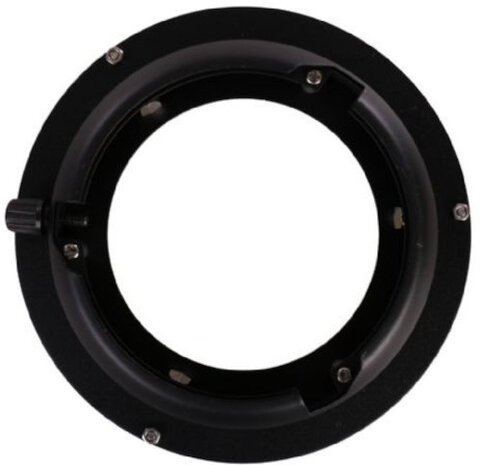adapterring Dbecbw Bowens/Elinchrom zwart/zilver