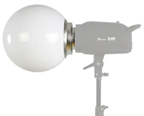 diffuusbol SK-DB300 S-bajonet 30 cm glas wit