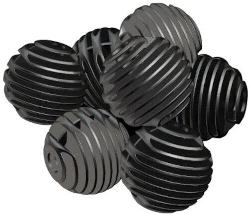 filterbollen Filter Balls zwart 7 stuks maat XL