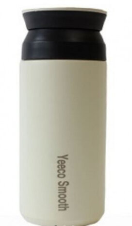 koffiebeker Yeeco Smooth 350 ml 16,8 cm RVS beige