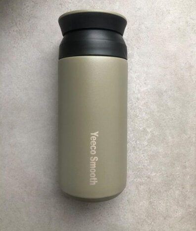 koffiebeker Yeeco Smooth 350 ml 16,8 cm RVS groen
