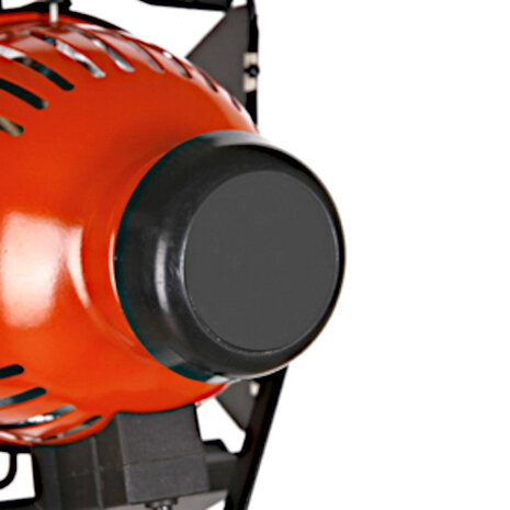 studiolamp halogeen Tlr800c 800W staal zwart/rood