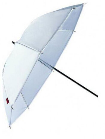 flitsparaplu PUR-84T 84 cm polyester wit
