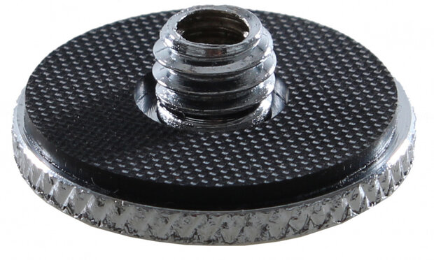 spigot verloopnippel MC-1061 aluminium zilver/zwart