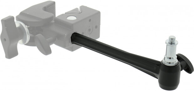 verlengstang MC-1091 19 cm aluminium zwart/zilver
