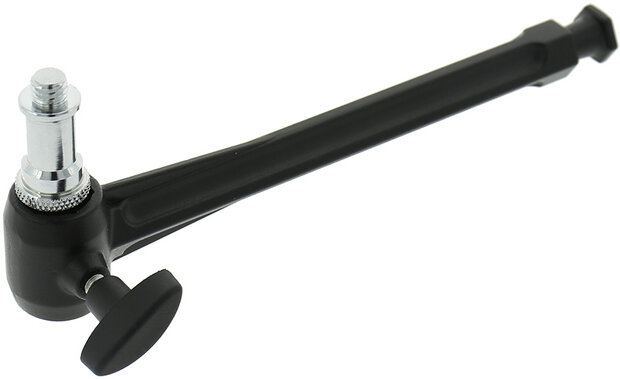 verlengstang MC-1091 19 cm aluminium zwart/zilver