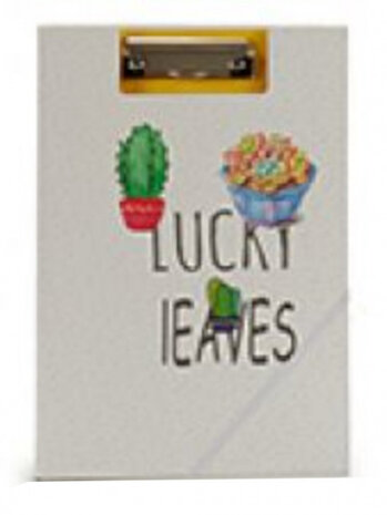 clipmap Cactus A4 karton/rubber wit