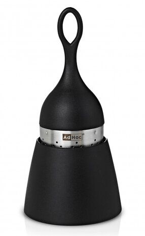thee-ei Floatea 4 x 12,5 cm RVS zwart/zilver