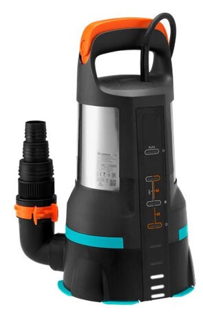 vijverpomp 2-in-1 aquasensor 860 watt zilver/zwart
