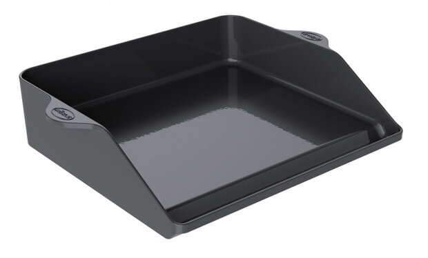 grillplaat Plancha 46,5 x 36,5 x 10 cm gietijzer zwart