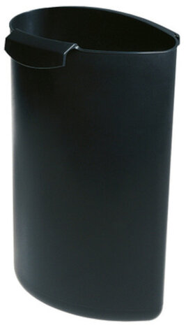 afvalbak Moon 6 liter zwart