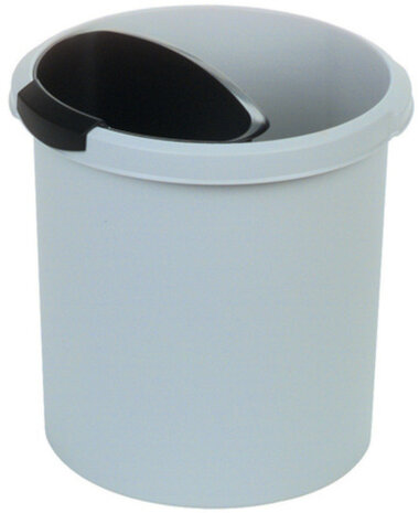 afvalbak Moon 6 liter zwart
